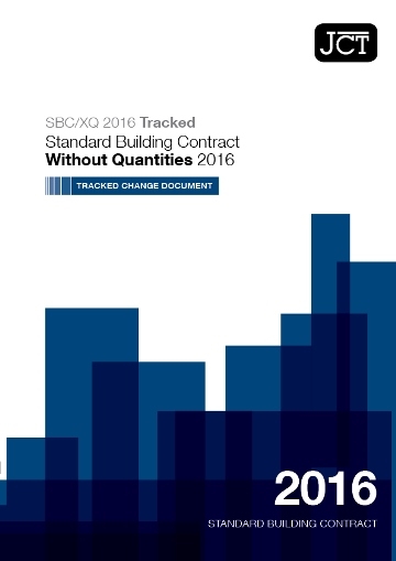 Standard Building Contract Without Quantities (SBC/XQ) Tracked Change Document