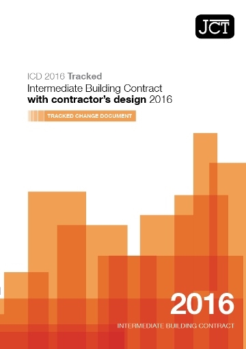 Intermediate Building Contract with contractor's design (ICD) Tracked Change Document
