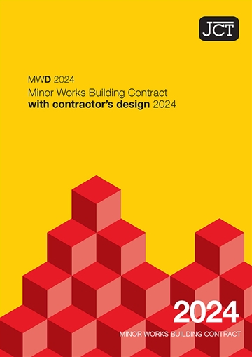 Minor Works Building Contract with contractor's design (MWD 2024)