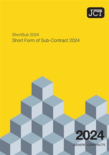 Short Form of Sub-Contract (ShortSub 2024)