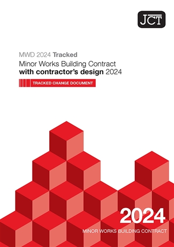 Minor Works Building Contract with contractor's design (MWD 2024) Tracked Change Document